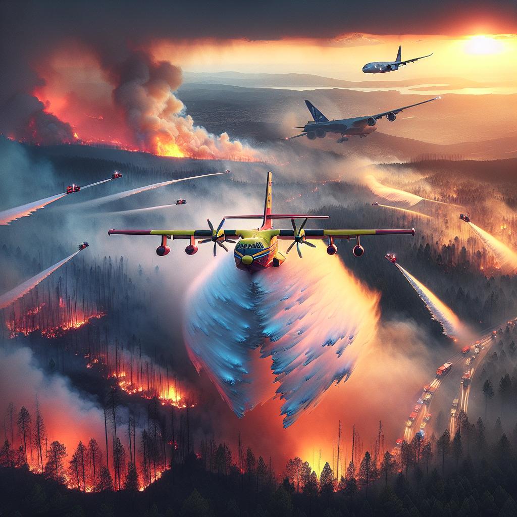 Incendies Espagne Canadair UE