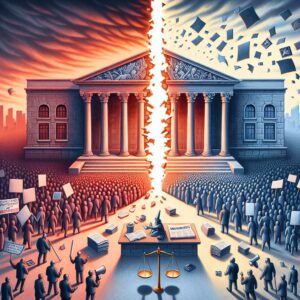 schisme démocratique polarisation institutions