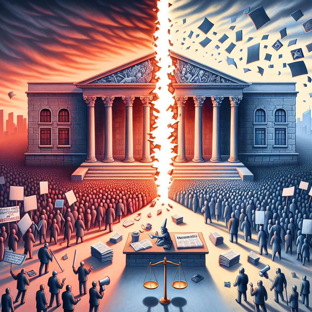 schisme démocratique polarisation institutions