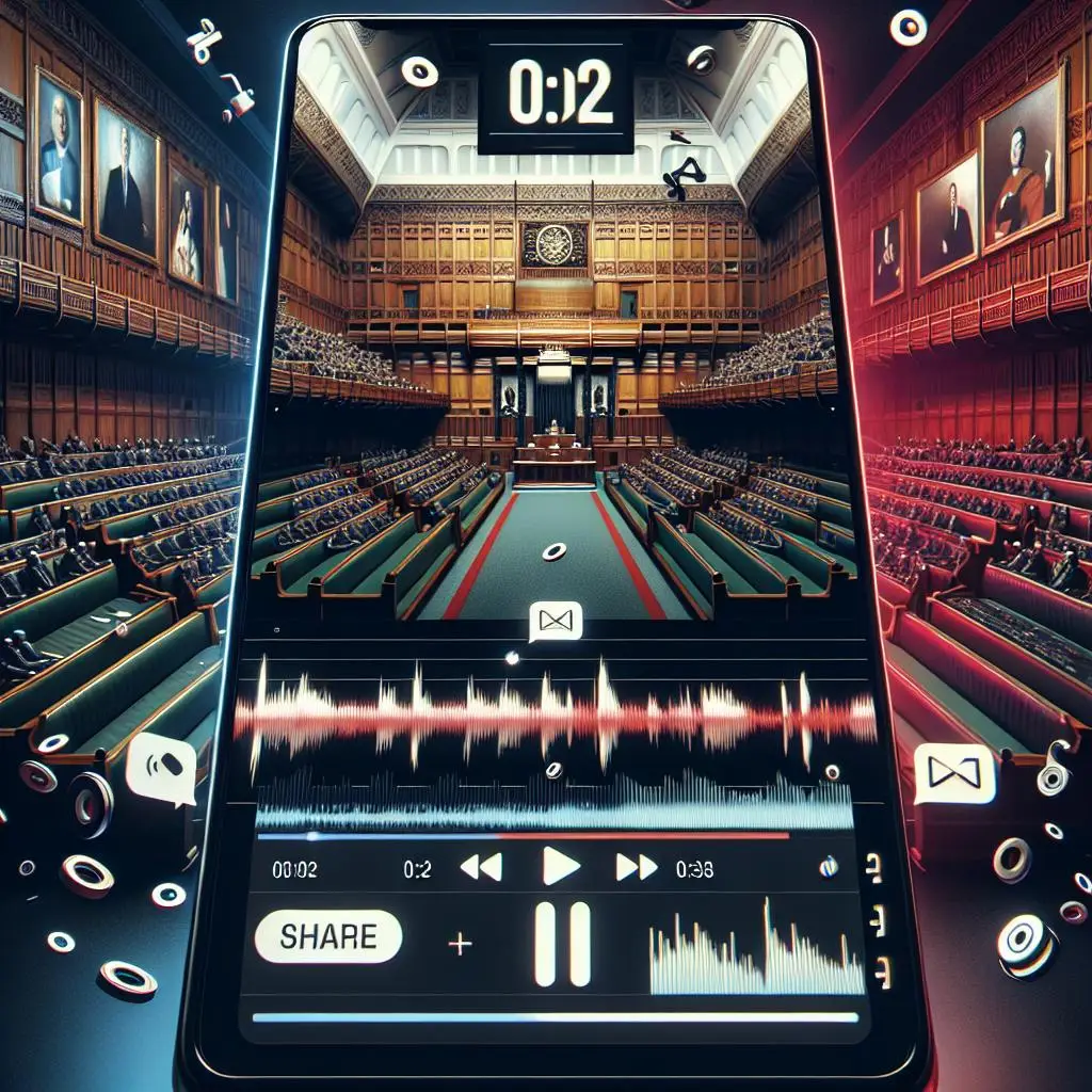 Interventions TikTok Assemblée nationale viralité