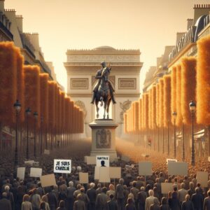 Hommage Charlie Kirk Paris