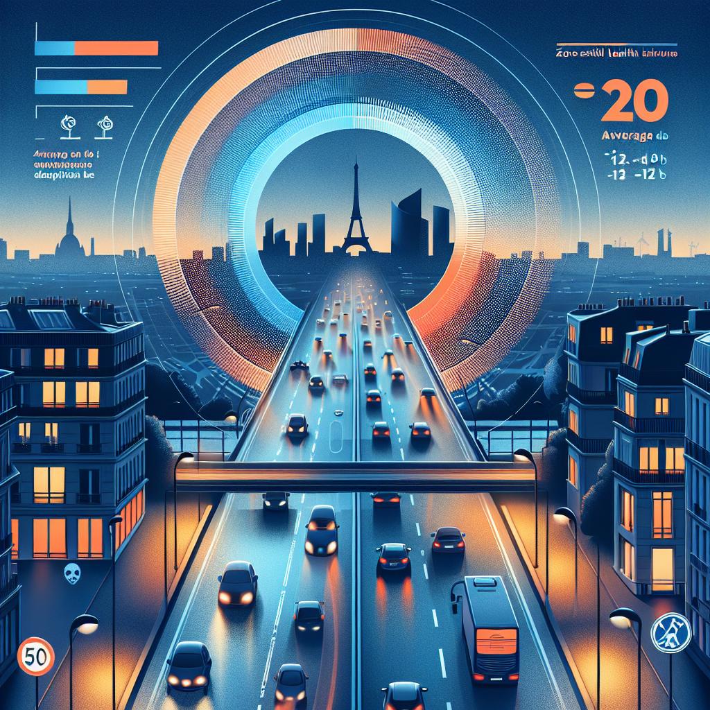 périphérique 50 kmh bruit