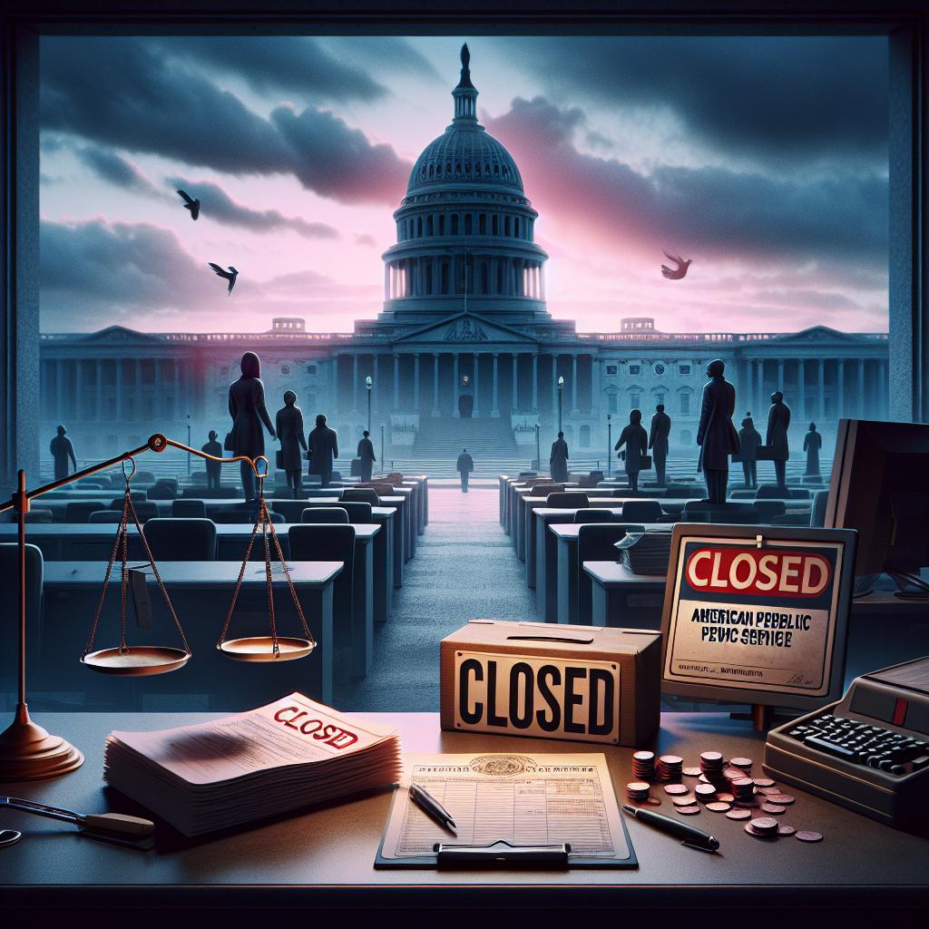 shutdown licenciements fonctionnaires