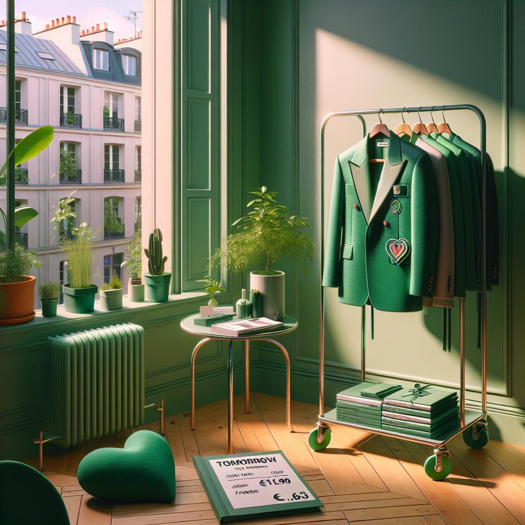 Marine Tondelier veste verte