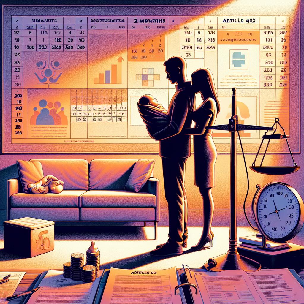 congé naissance deux mois