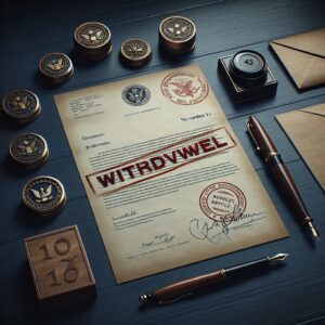 retrait lettre de cadrage