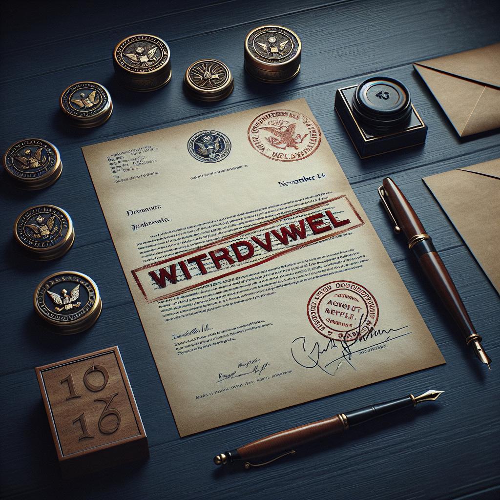 retrait lettre de cadrage