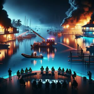 incendie Saint François crise eau