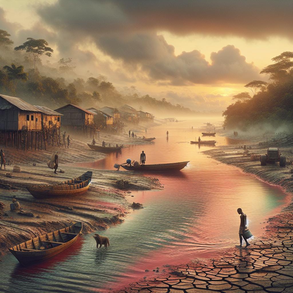 Guyane sécheresse Maroni mercure