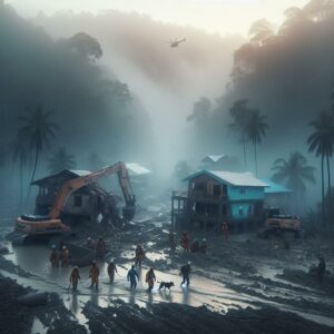 glissement Afaahiti Tahiti