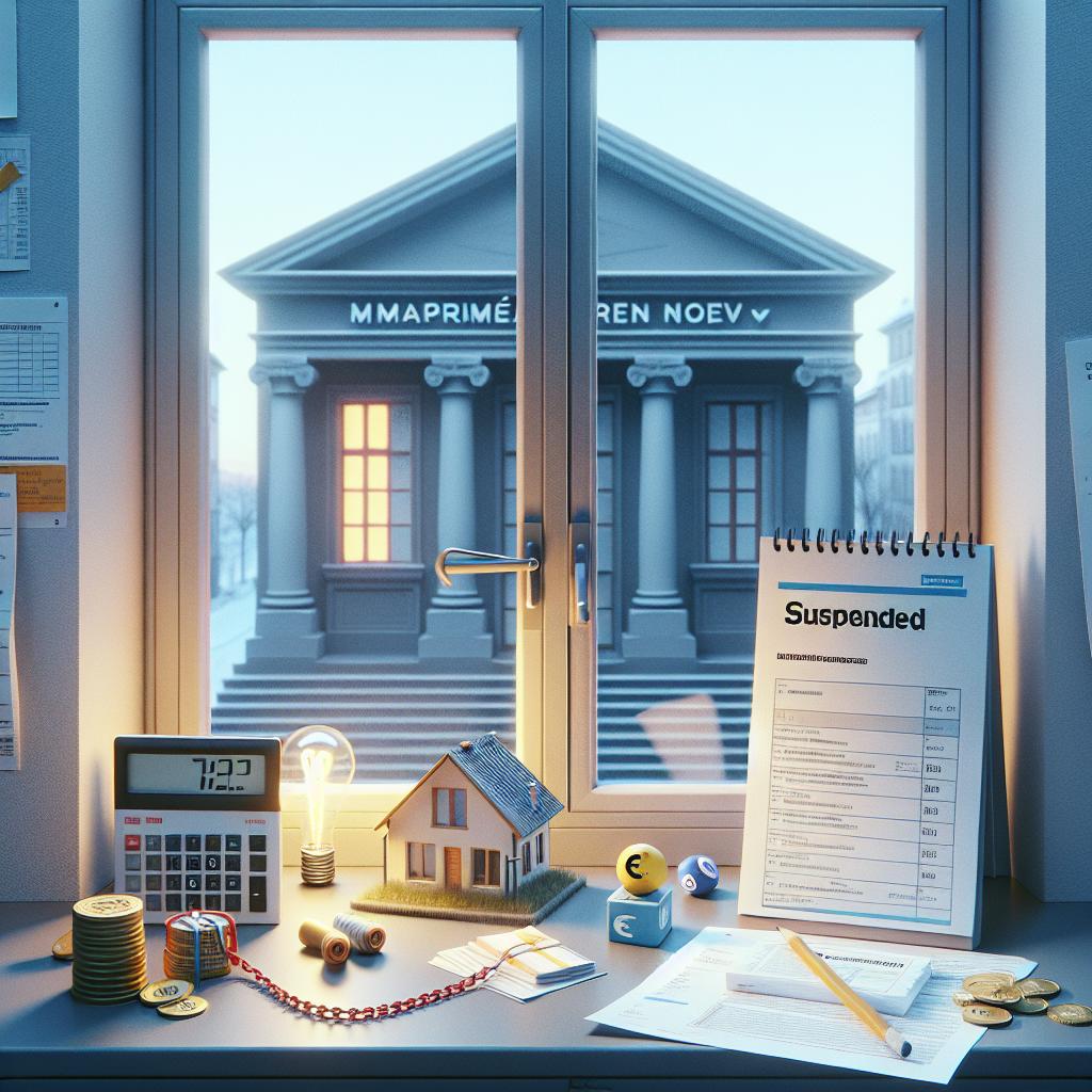 MaPrimeRénov suspendue 1er janvier budget