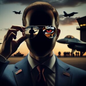 Macron Istres œil rougi