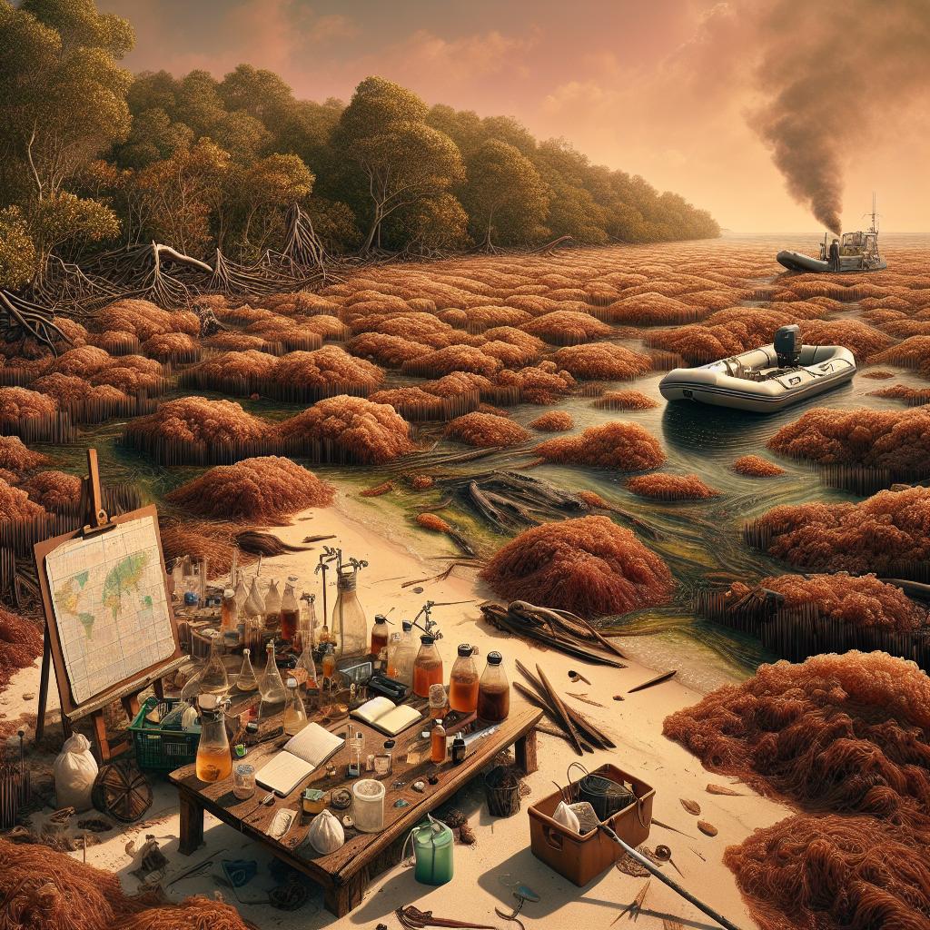 sargasses santé mangroves