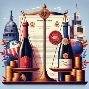 Trump droits douane vins