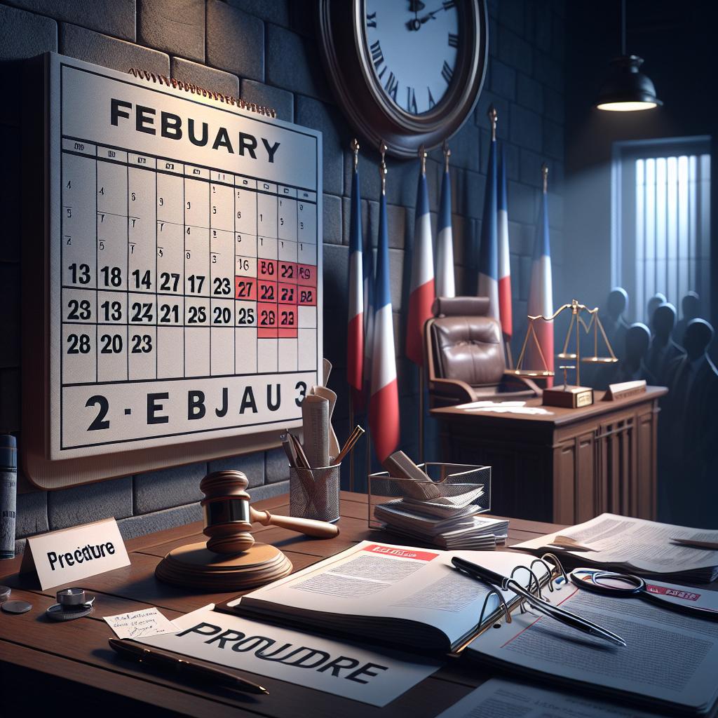 Marine Le Pen calendrier