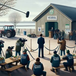 Macron Vesoul hors presse