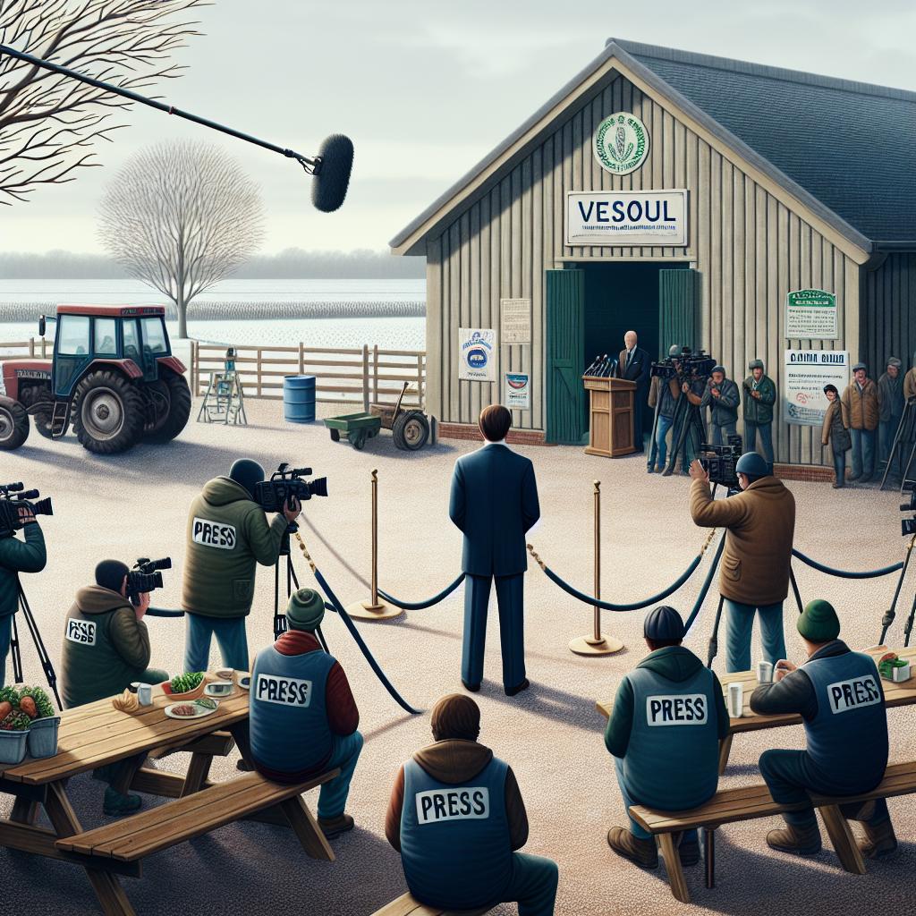 Macron Vesoul hors presse