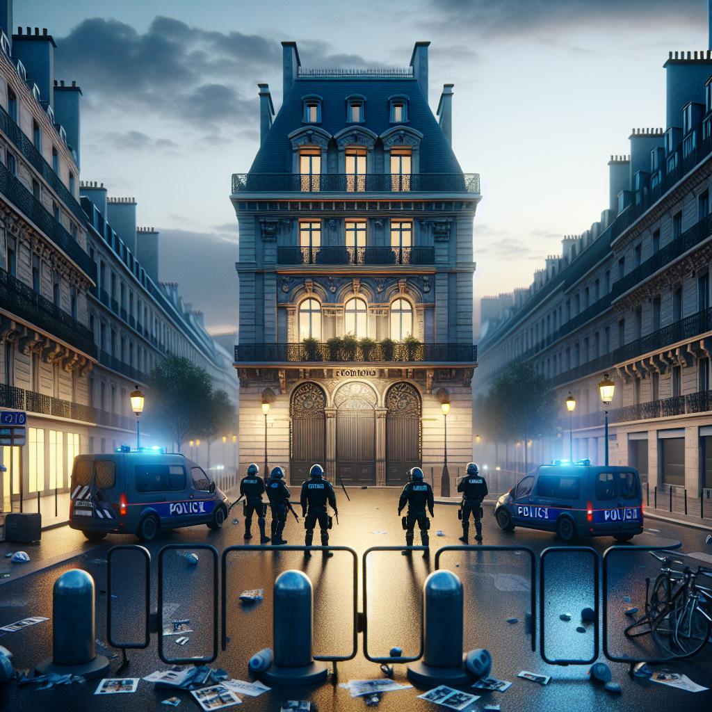 siège LFI évacué Paris