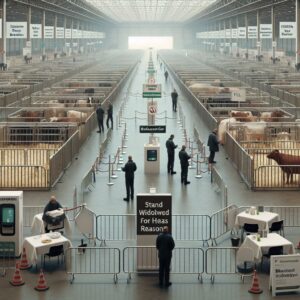 Salon agriculture vaches absentes