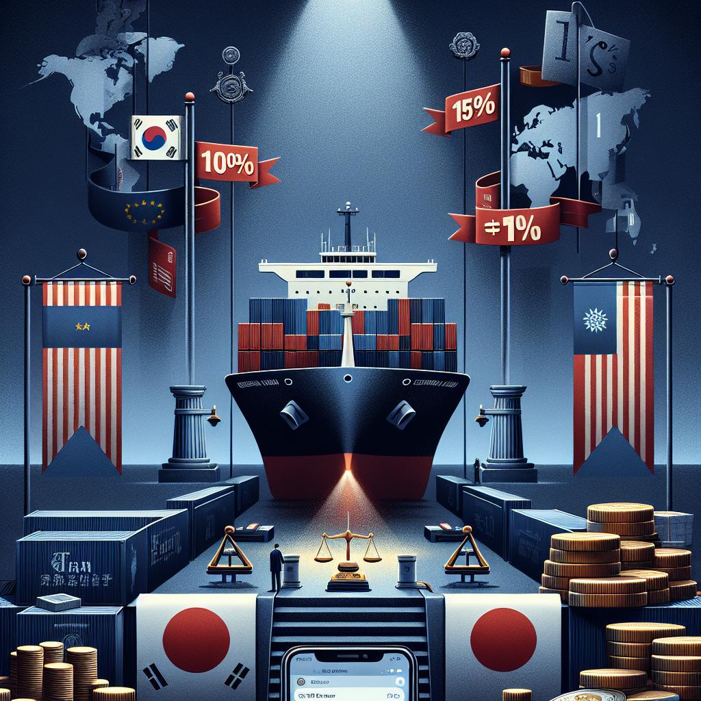 tarifs douaniers 15 pourcent UE