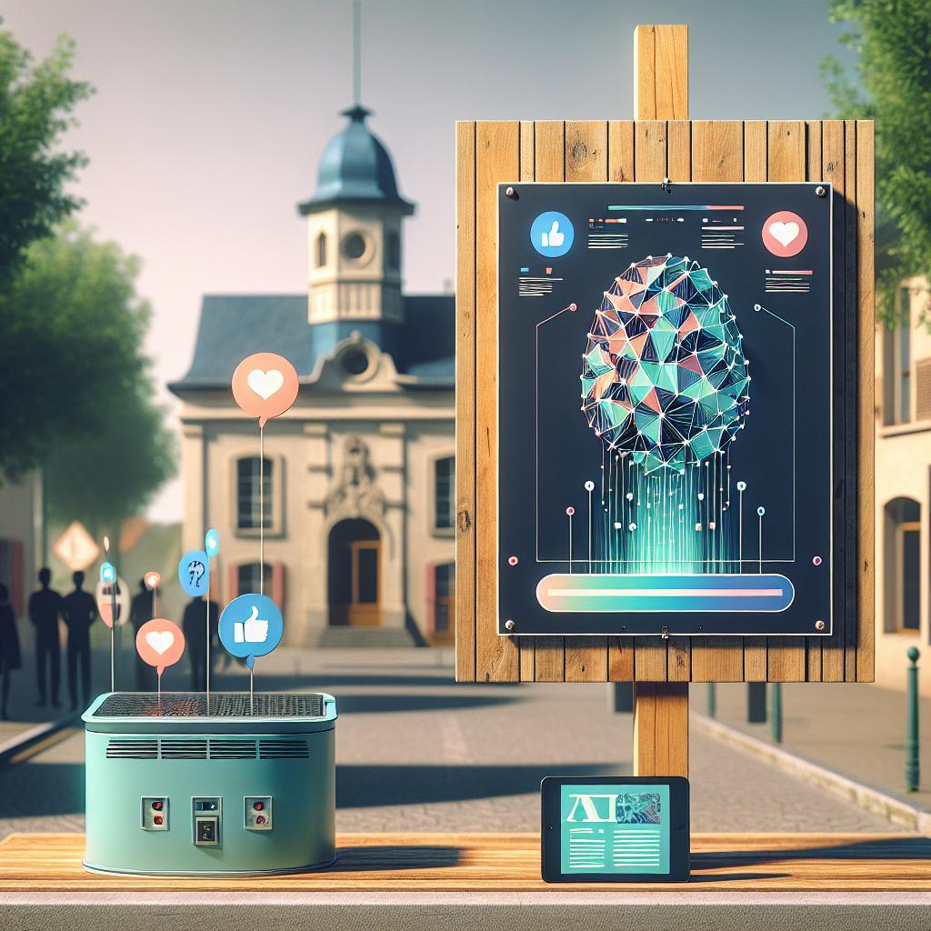 IA affiches campagne