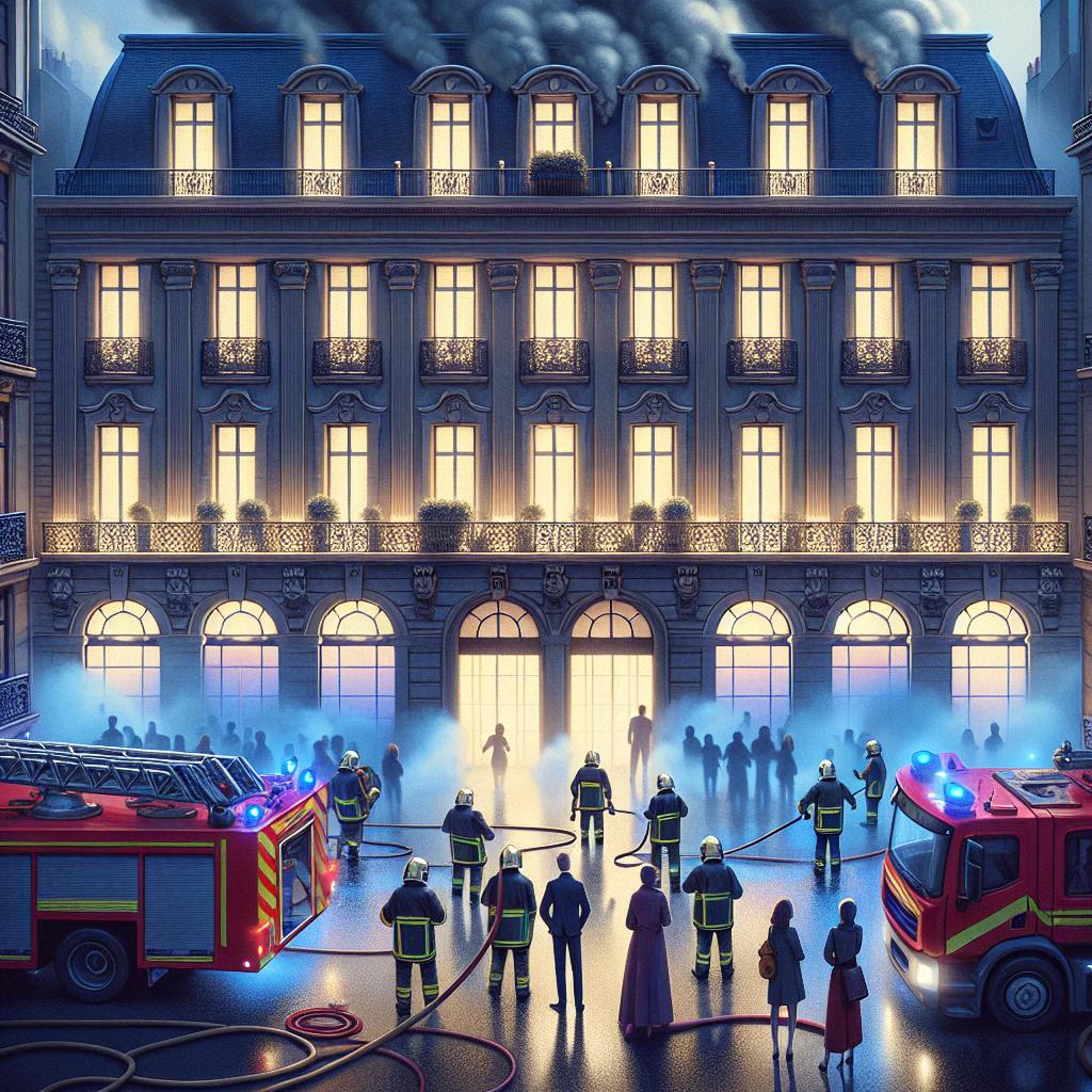 incendie Bristol Paris