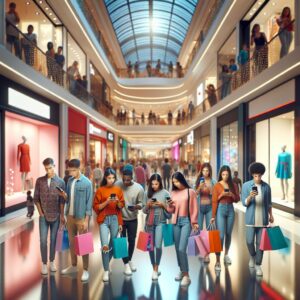 centres commerciaux génération Z