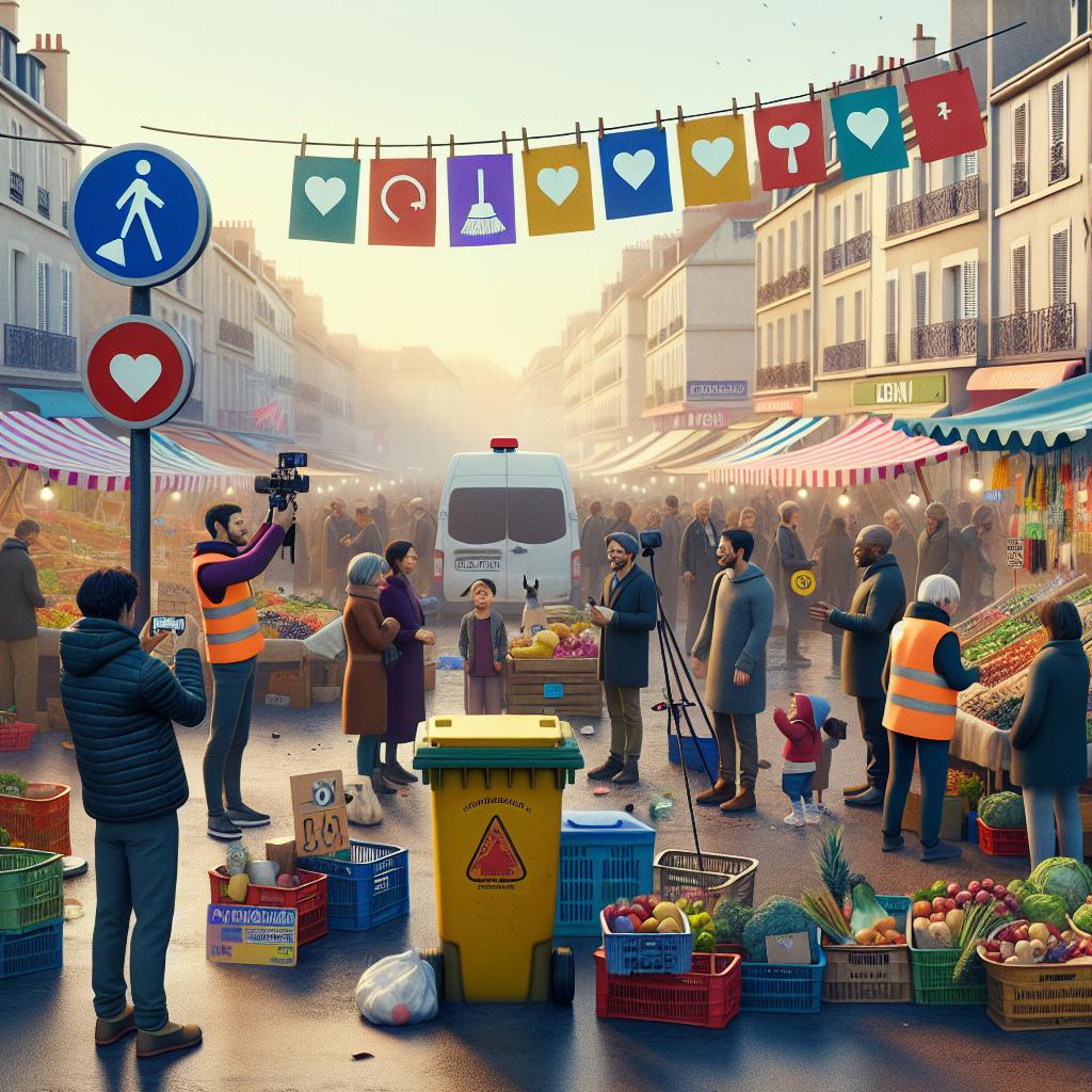 Sarcelles marché propreté