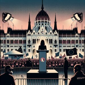 Marine Le Pen Budapest