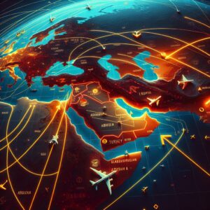 trafic Europe Asie vols directs