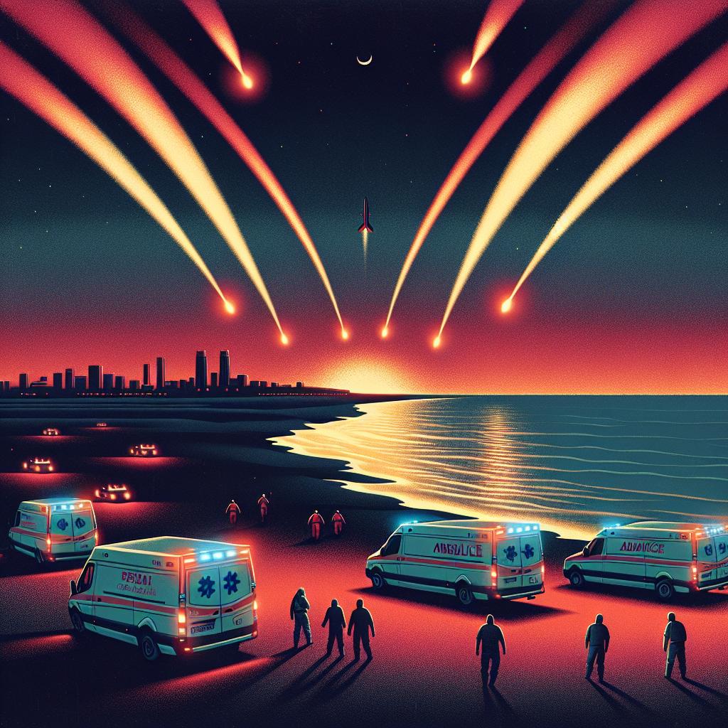 missiles frappes blessés