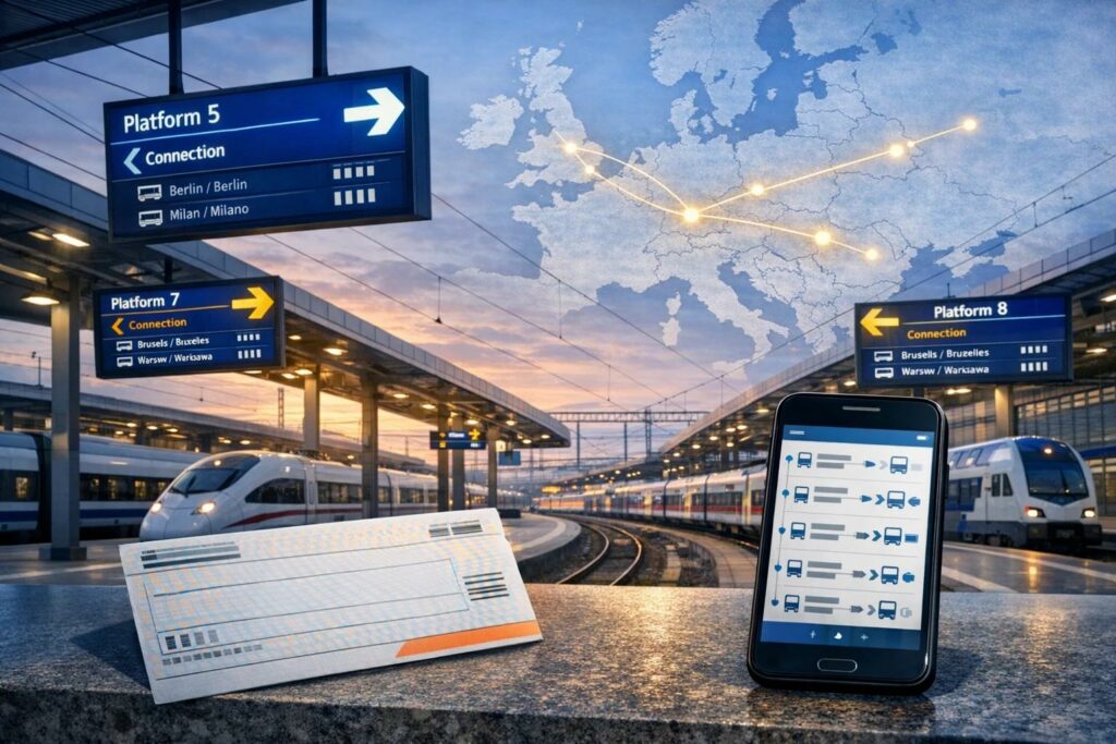 voyager en train Europe