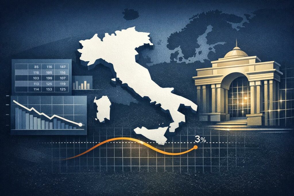 déficit excessif Italie
