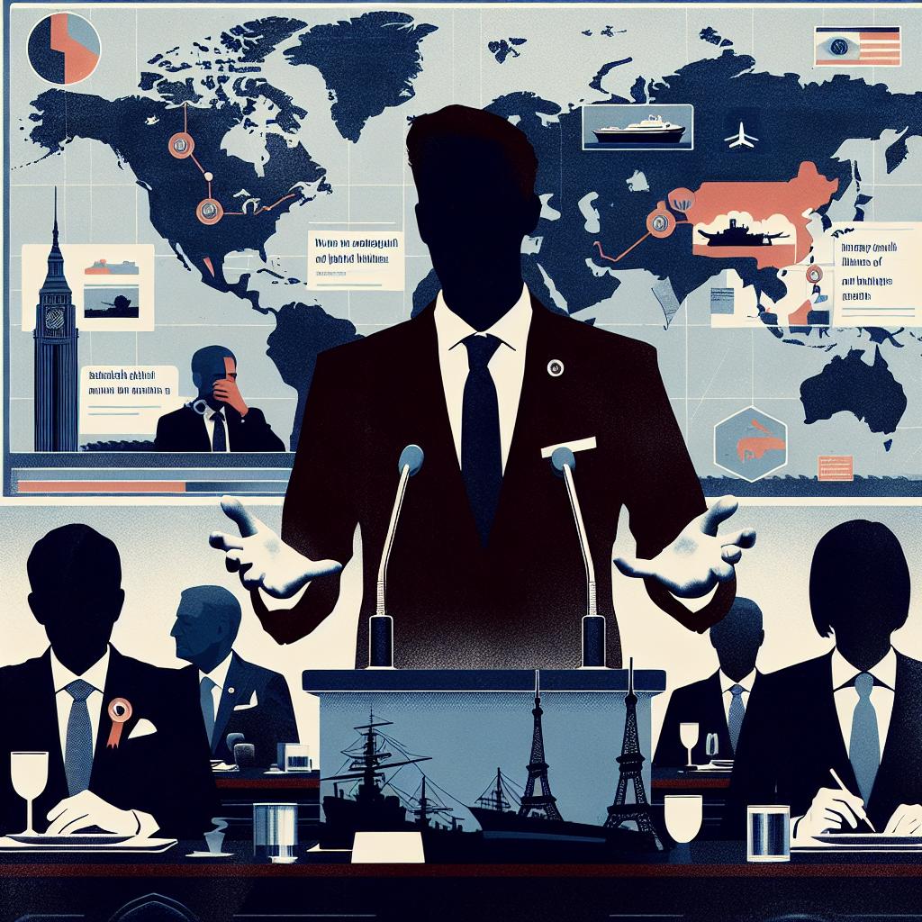 moquerie Trump Macron