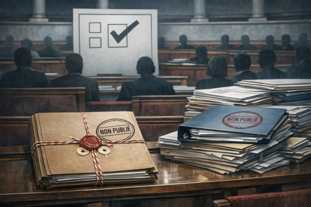 rapport commission d’enquête