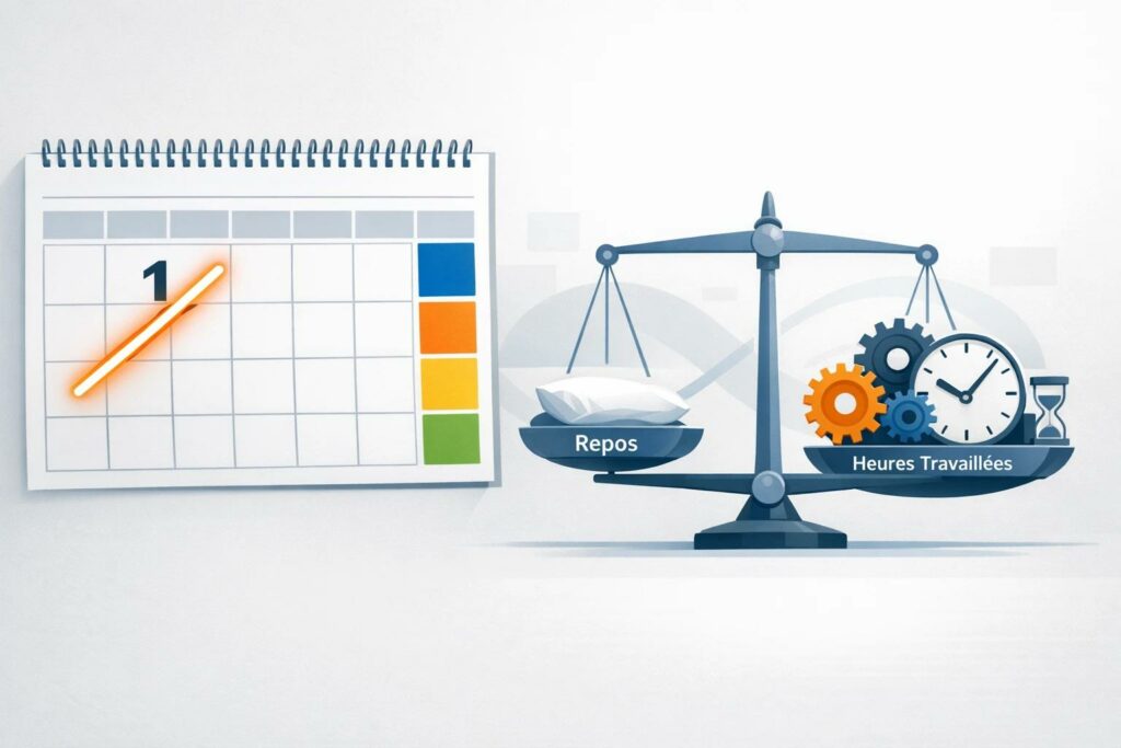 jours fériés et travail