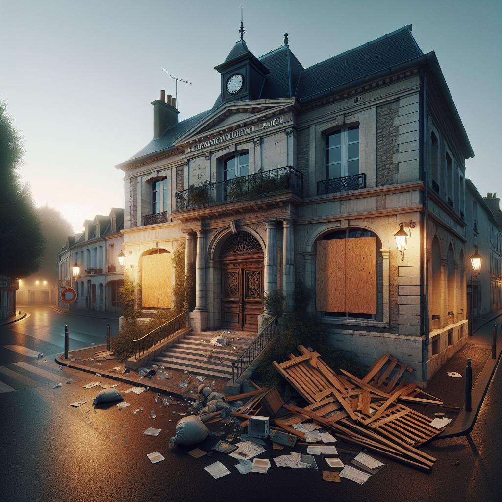 saccage mairie Fresnes