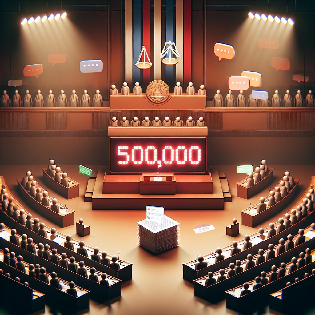 Mobilisation citoyenne : 500 000 signatures posent la question — l’Assemblée transformera-t-elle ce signal en débat public sur l’antisémitisme et la liberté d’expression ? pétition 500000 signatures