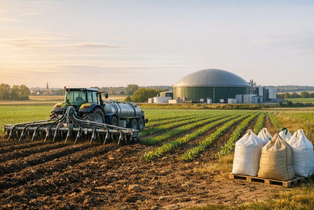 Pourquoi le digestat fertilisant peine encore à remplacer les engrais chimiques dans les campagnes françaises digestat fertilisant