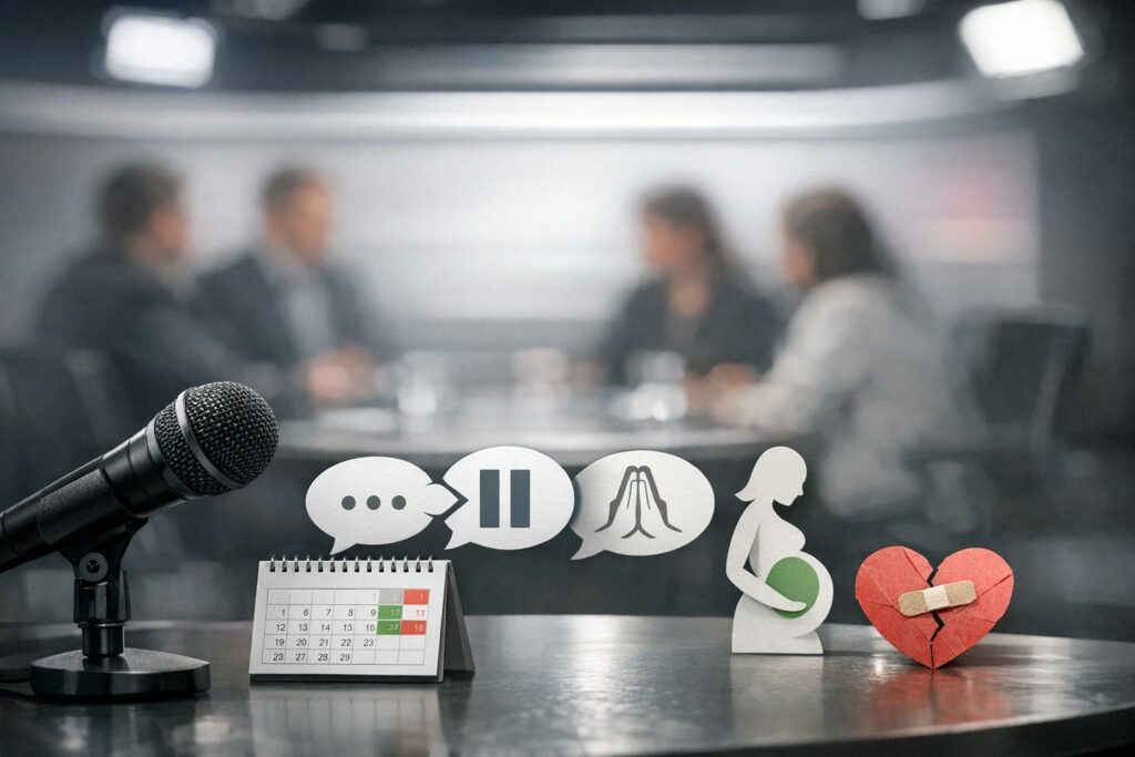 blague grossesse politique