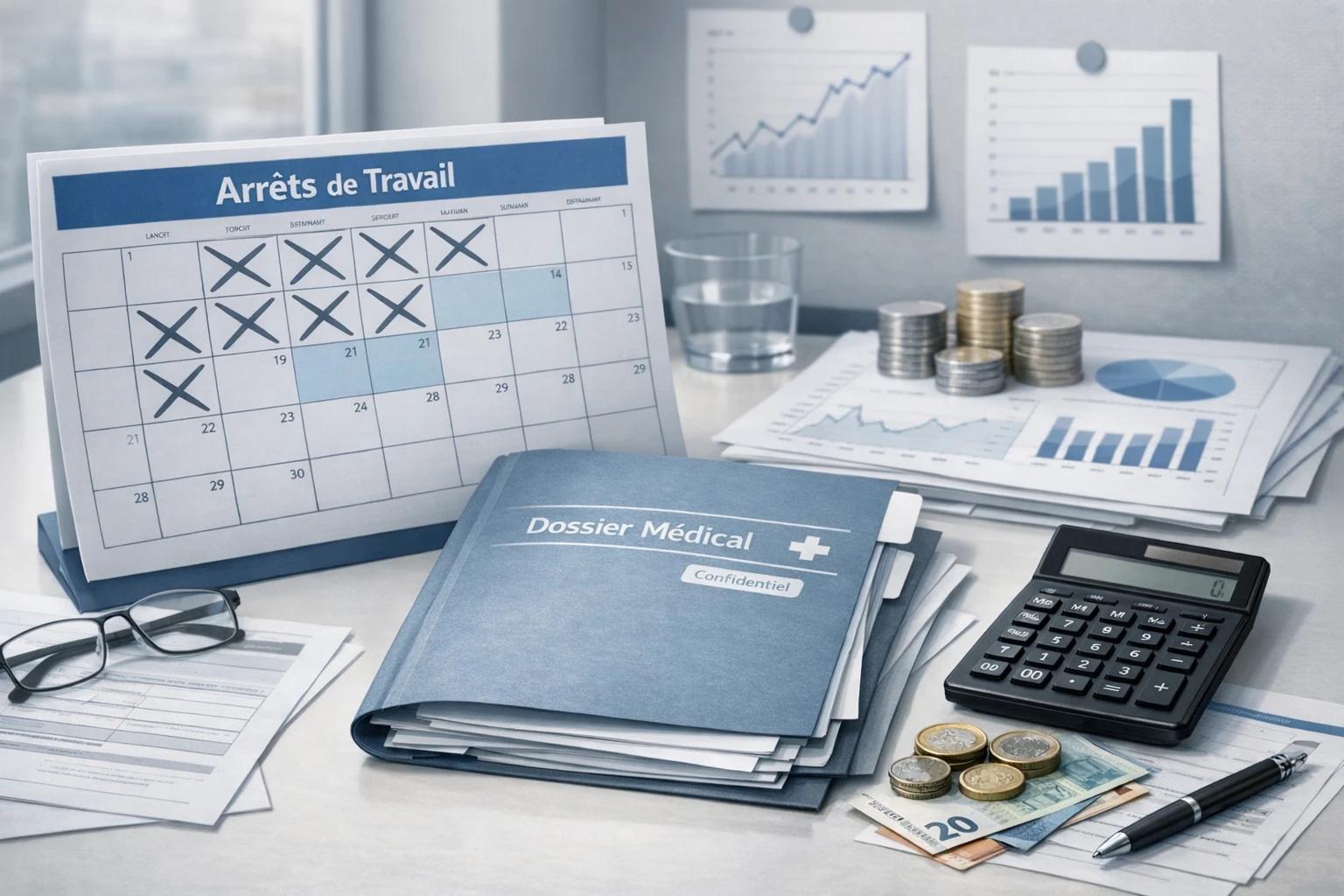 arrêts de travail