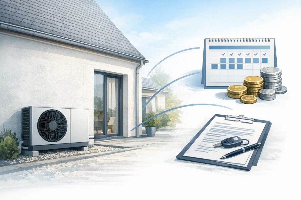 leasing pompe à chaleur