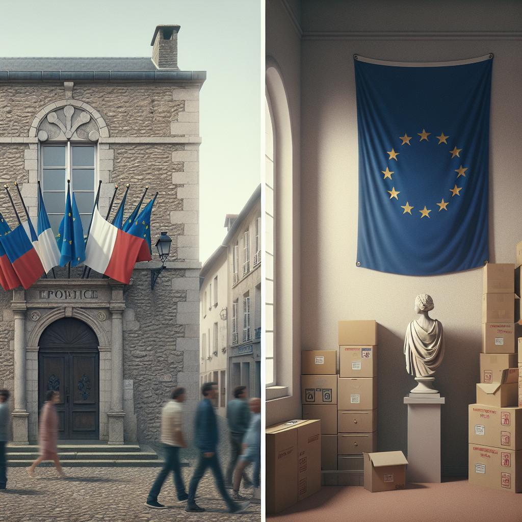 drapeau européen mairie