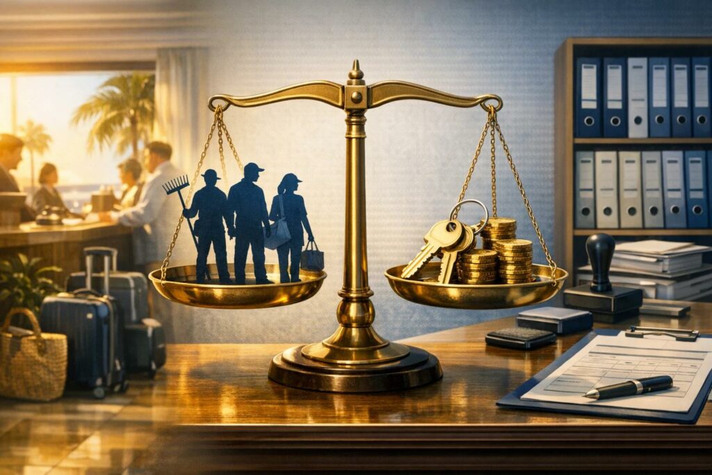 Quand la politique choisit qui travaillera l’été : l’ouverture des visas H2B révèle le dilemme entre tourisme et emplois locaux visas H2B