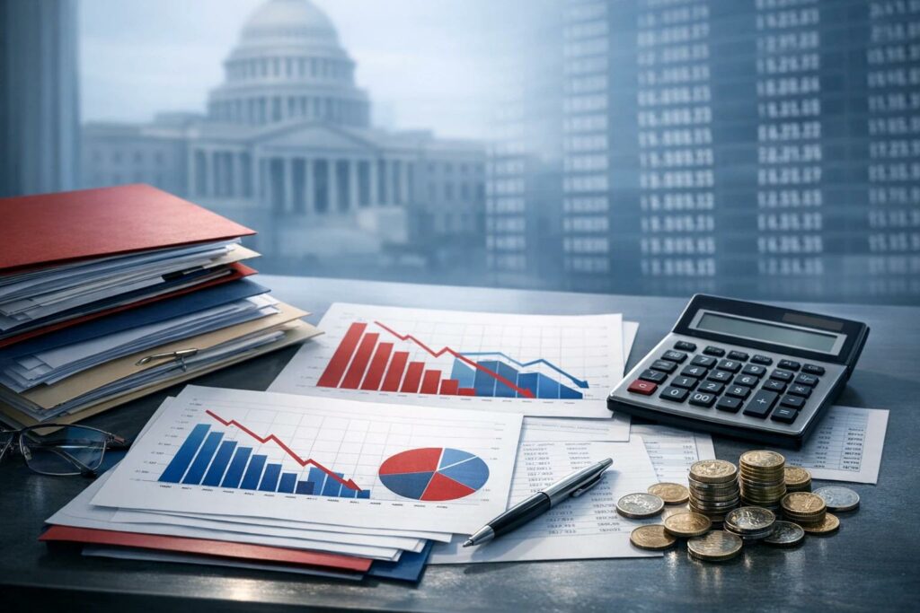 En 2027, qui paiera l’ajustement budgétaire ? Surtaxes aux grandes entreprises et gels qui pèsent sur les revenus des ménages hausse impôts 2027