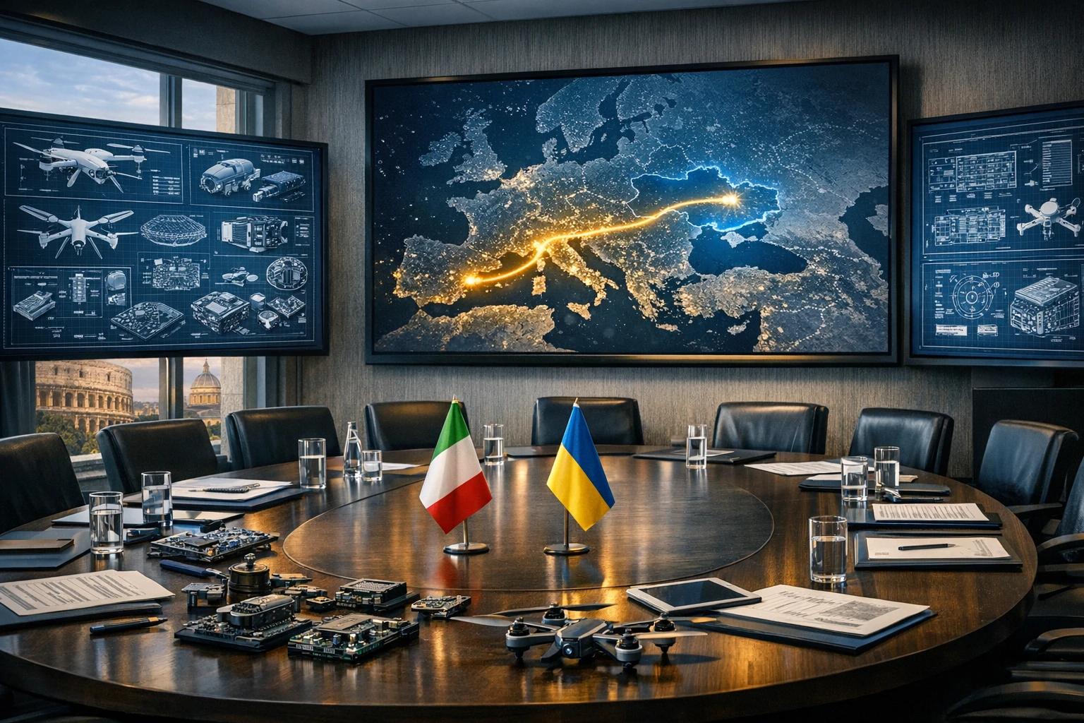 drones Ukraine Italie