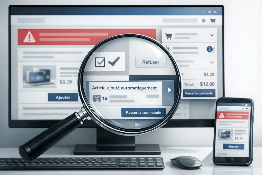 Quand les interfaces commerciales confisquent le choix: comment les citoyens peuvent repérer et exiger la fin des dark patterns ecommerce dark patterns ecommerce