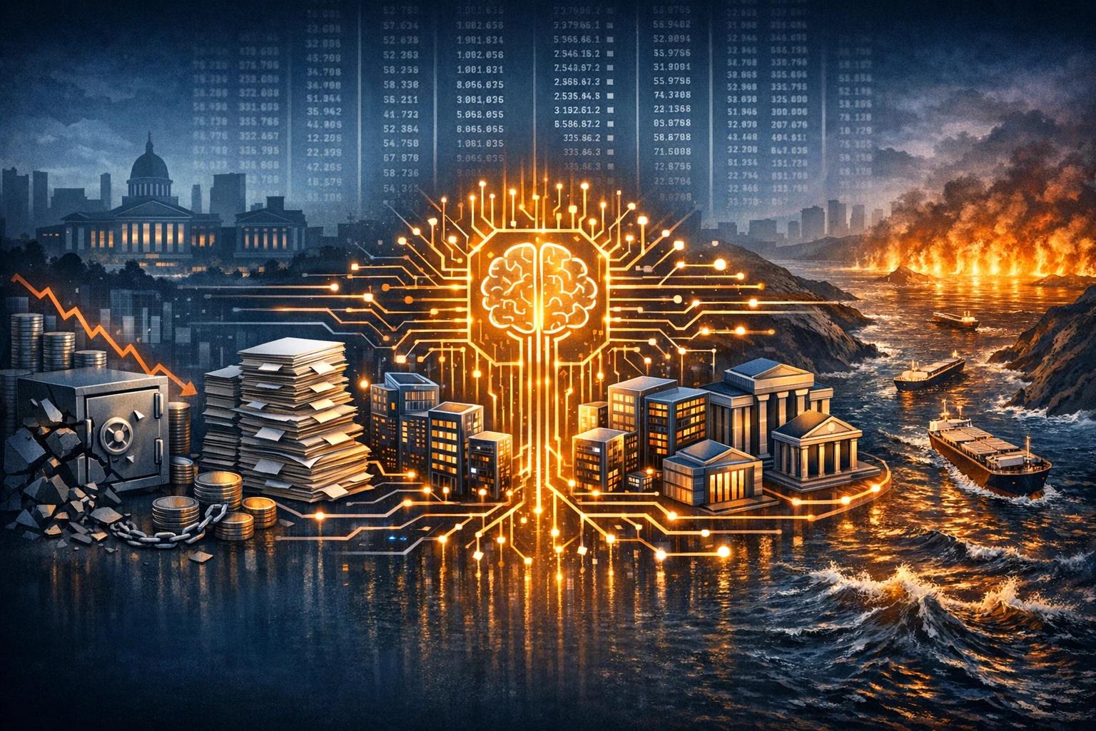 Private credit risk and geopolitical shock