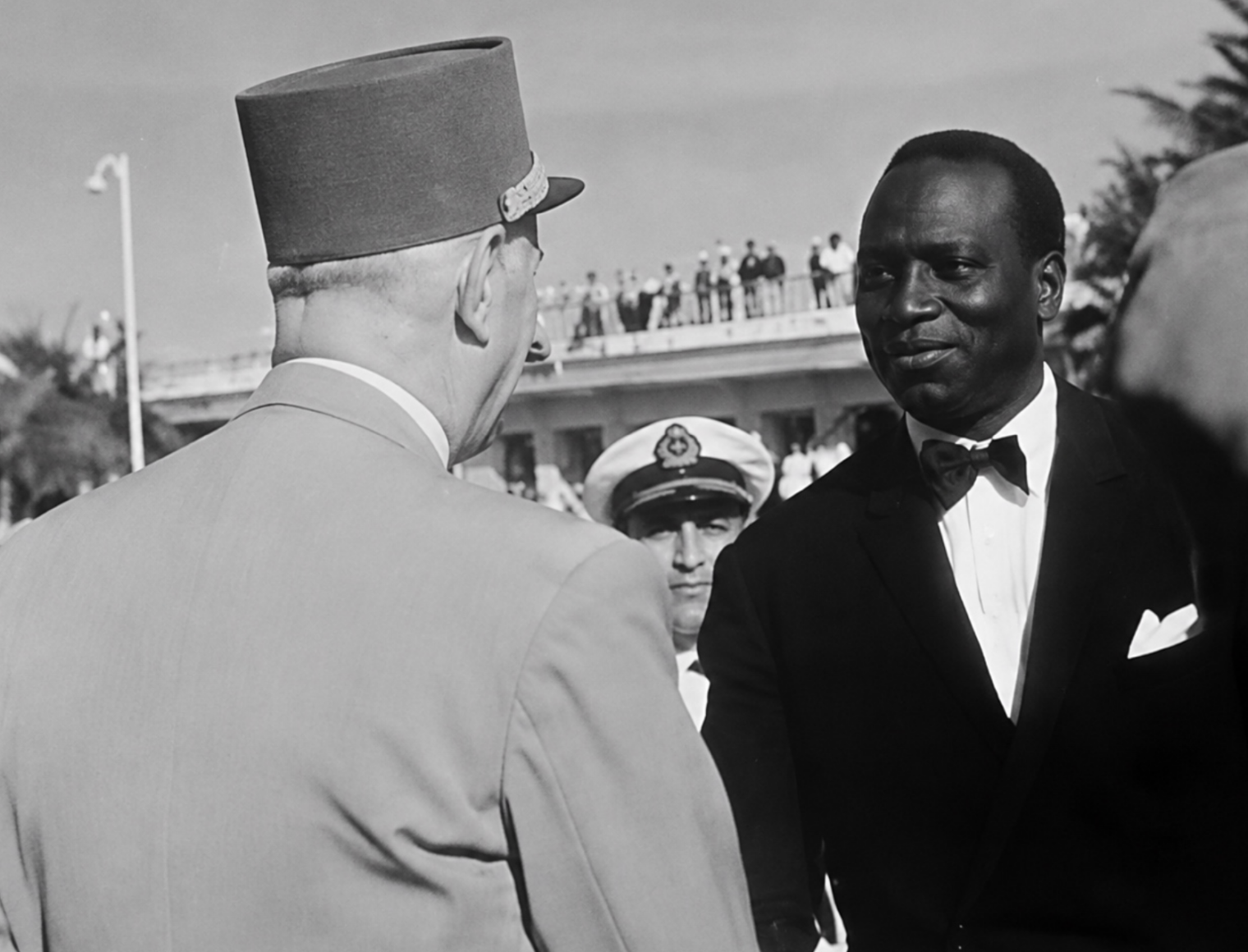 Le président français, Charles de Gaulle et Modibo Keïta, président malien, dans les années 1960 (DR)